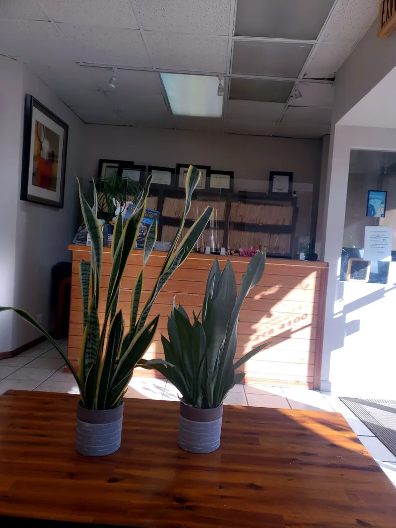 Reception with plants