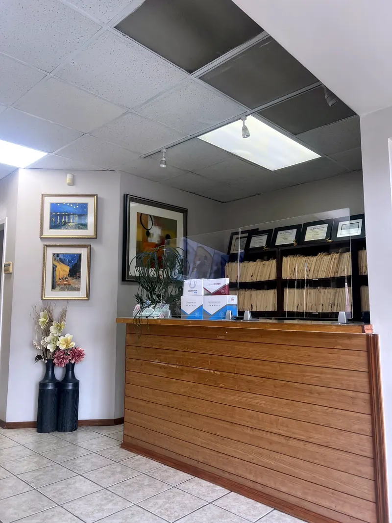 Reception desk